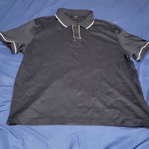 Luxury touch Polo Shirt Navy Blue